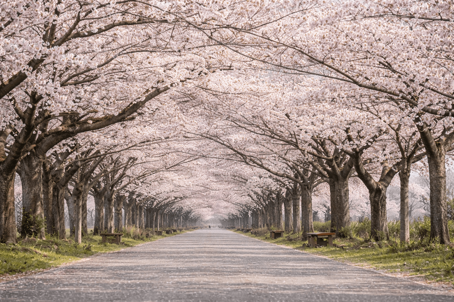 カワヅザクラ見頃 大島川桜回廊、駐車場閉鎖で公共交通機関利用を!