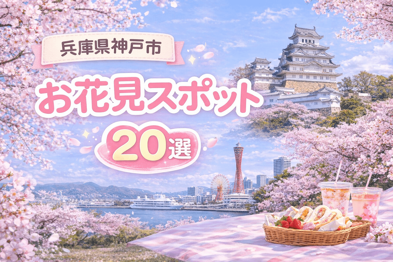 兵庫県神戸市お花見スポット20選!夜桜・屋台も楽しめる
