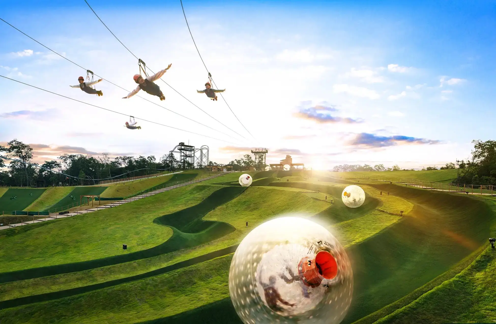 三木市ネスタリゾート神戸、冬季限定ナイトバギー体験のイメージ画像