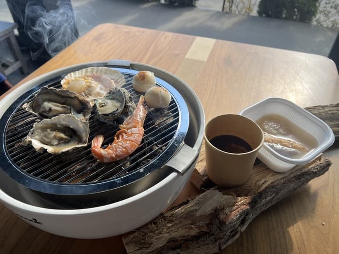 明石海峡大橋 初日の出2026 こたつで海鮮BBQ!大蔵海岸ZAZAZA特別プランのイメージ画像