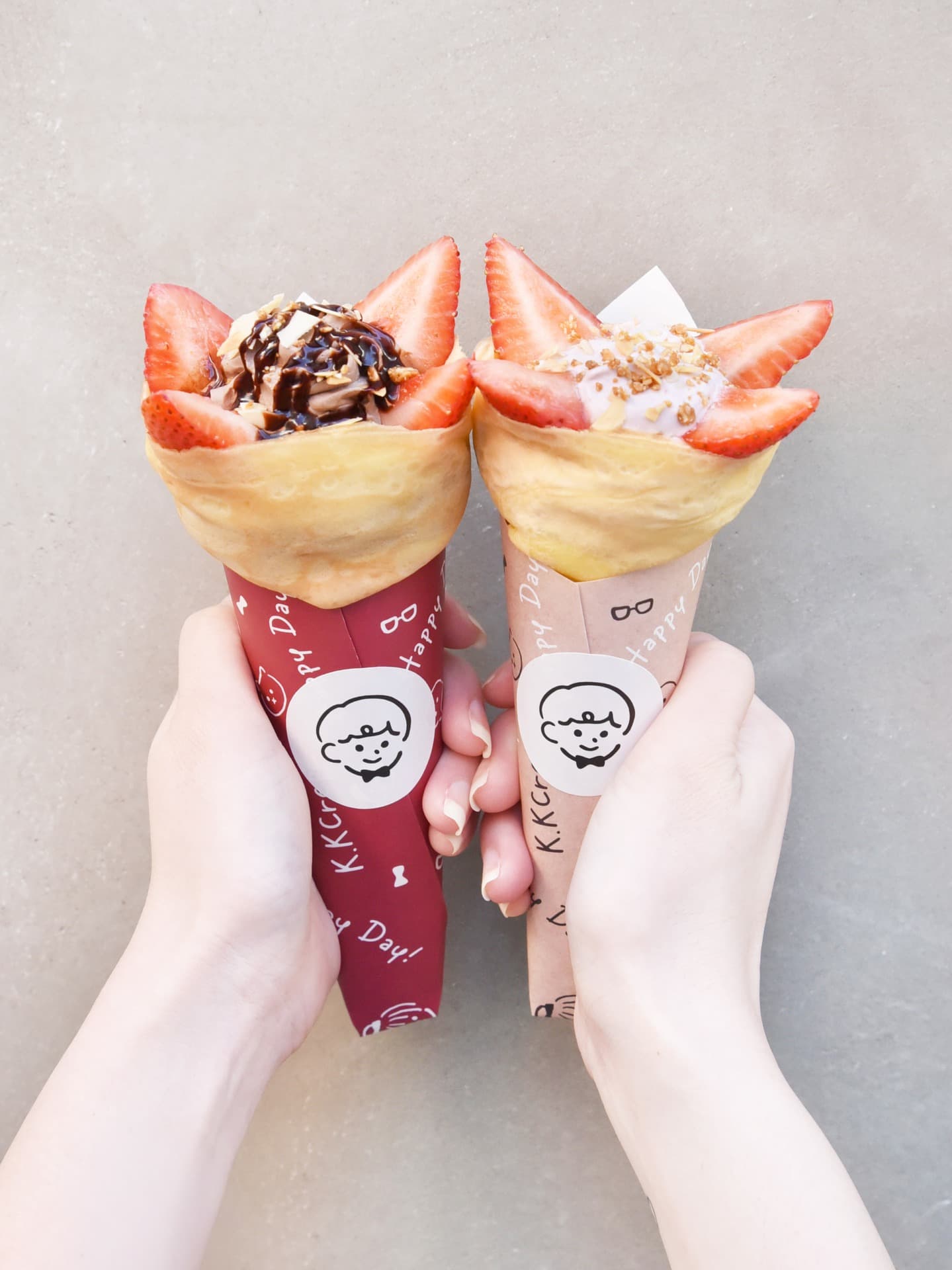 神戸元町「 K.K Crepe」開店!もちもちクレープのこだわりのイメージ画像