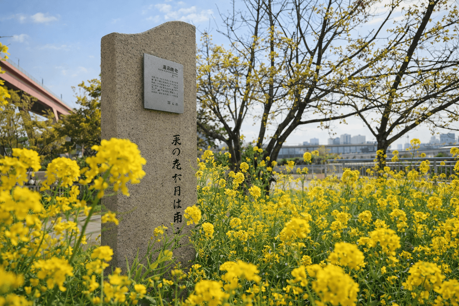 灘浜緑地 菜の花まつり 模擬店やビンゴで春の一日をのイメージ画像