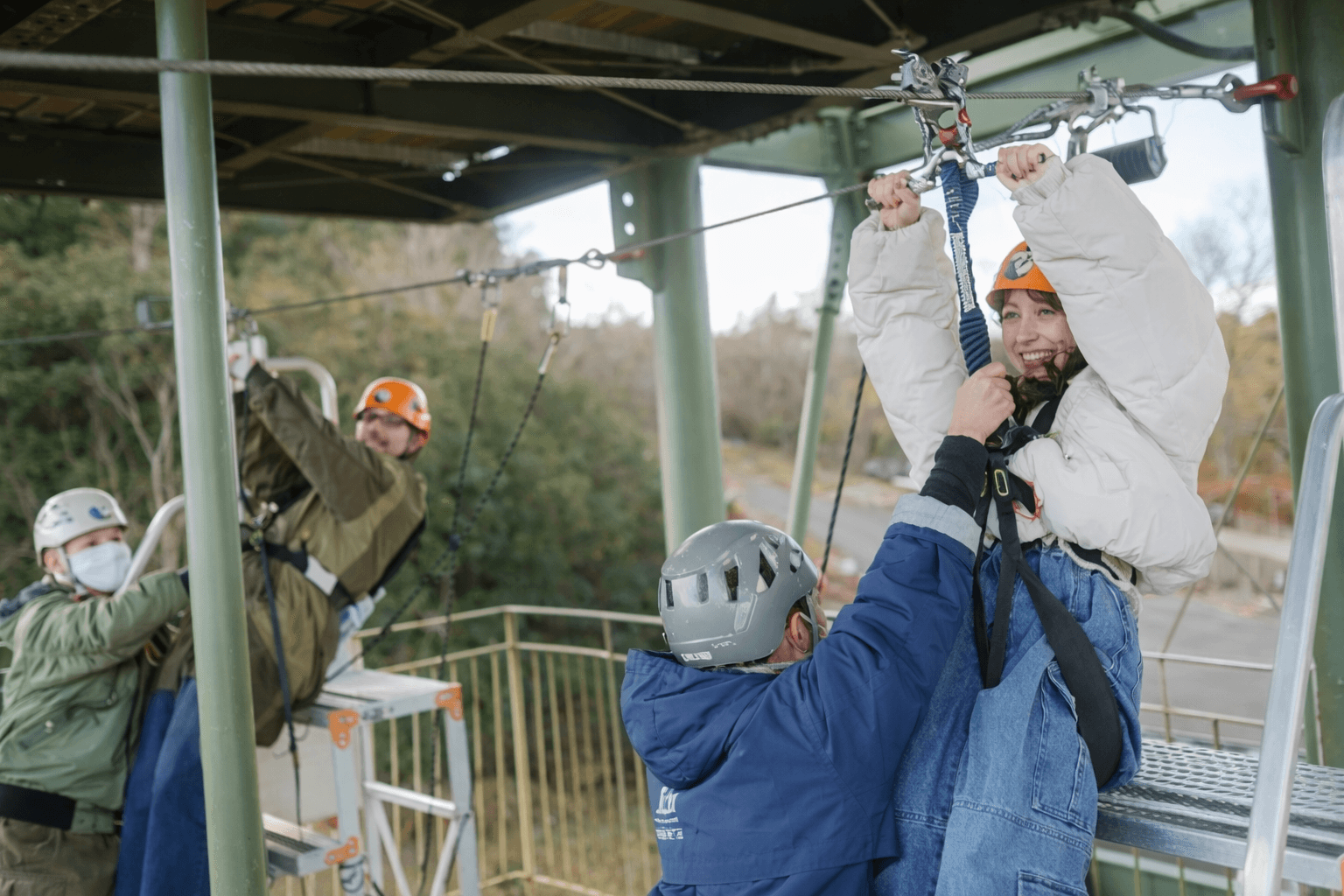 淡路島ニジゲンノモリ ゴジラ迎撃作戦 ペアジップライン 3/28開始のイメージ画像