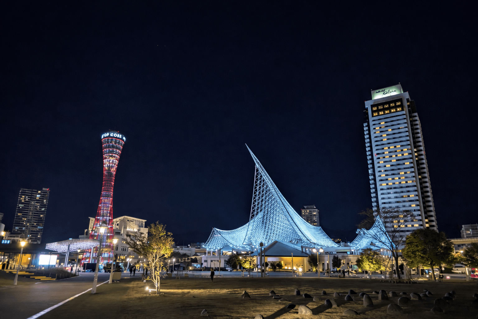 神戸メリケンパークでホワイトデー限定ドローンショー!3/13・14開催のイメージ画像