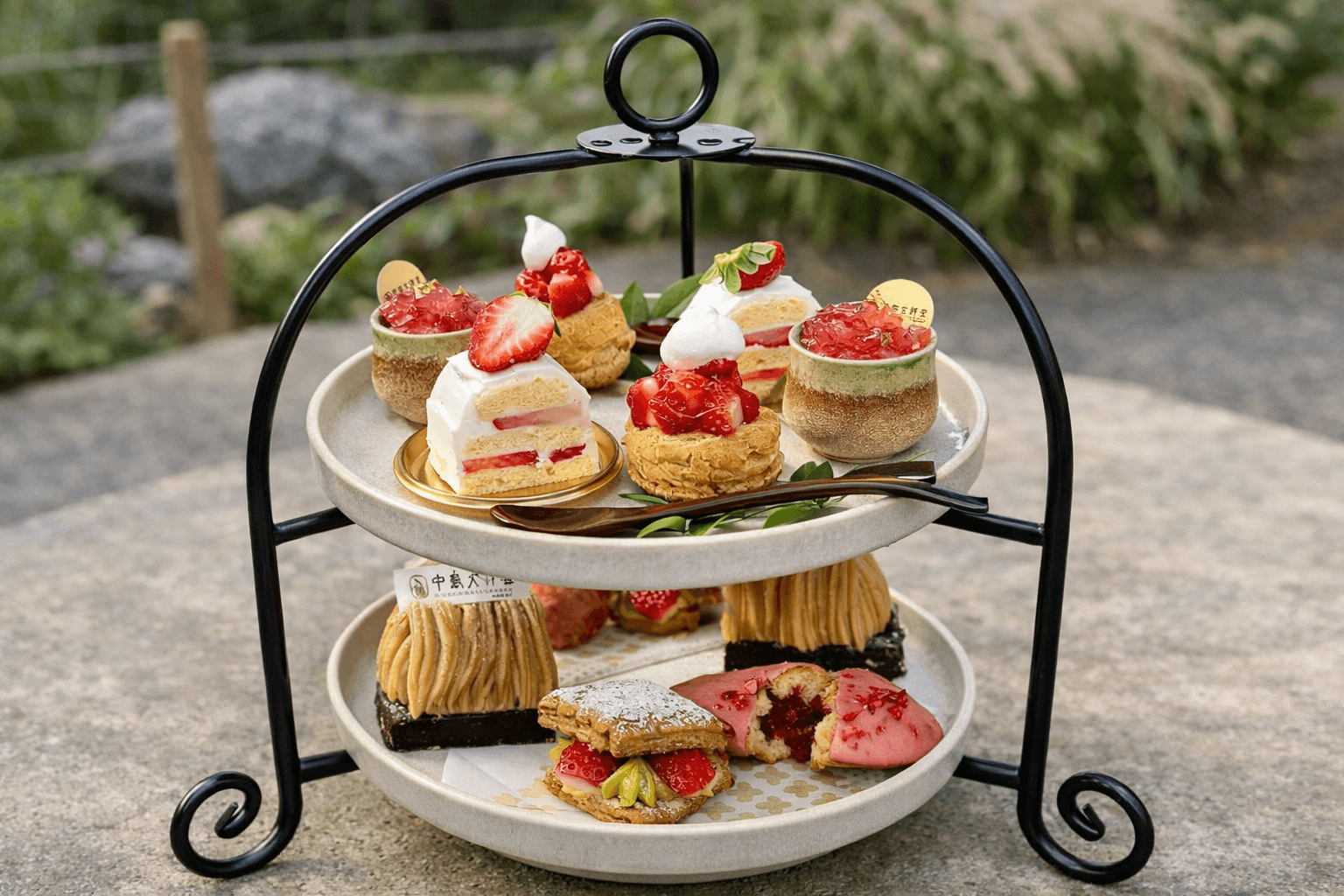 丹波本店限定!中島大祥堂で味わう春のいちごアフタヌーンのイメージ画像