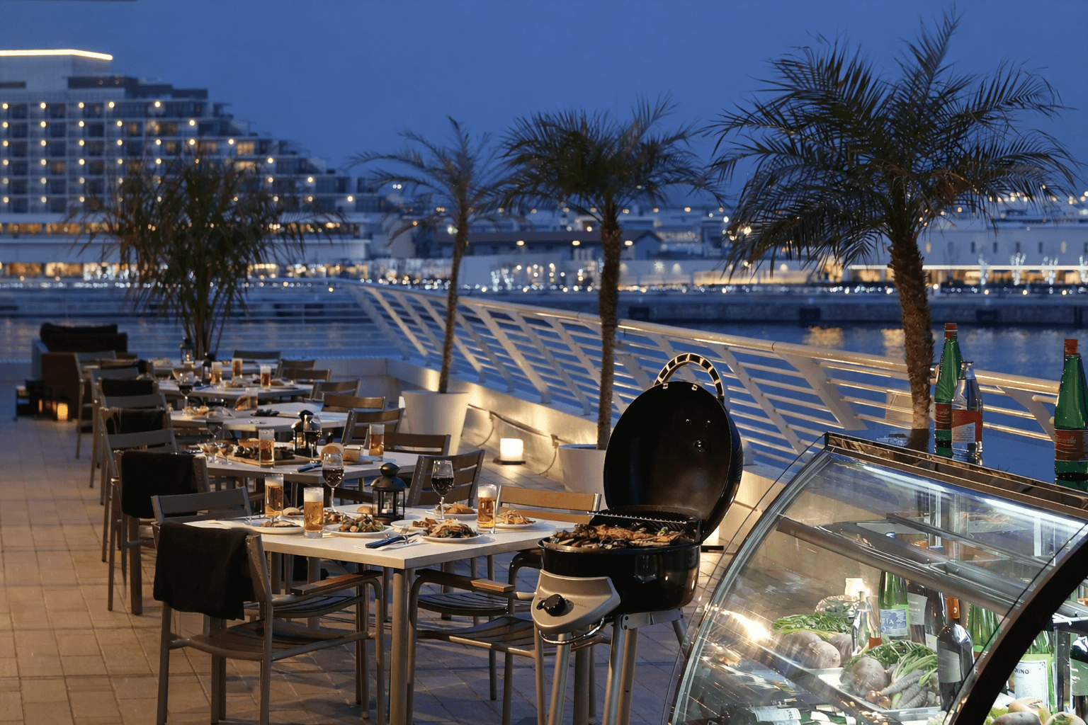 神戸港夜景を一望!ビアテラスで炭火BBQ体験、5月1日開始のイメージ画像